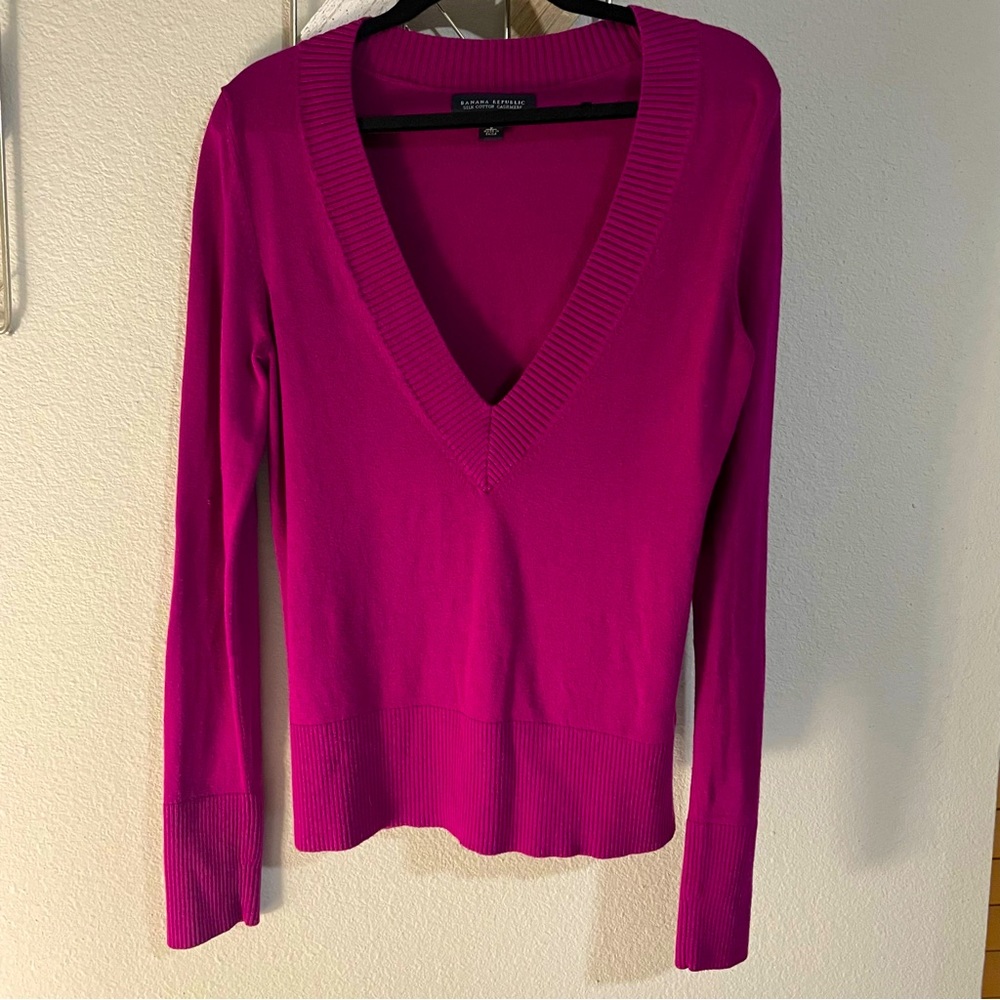 Banana Republic Cashmere Silk Blend Sweater